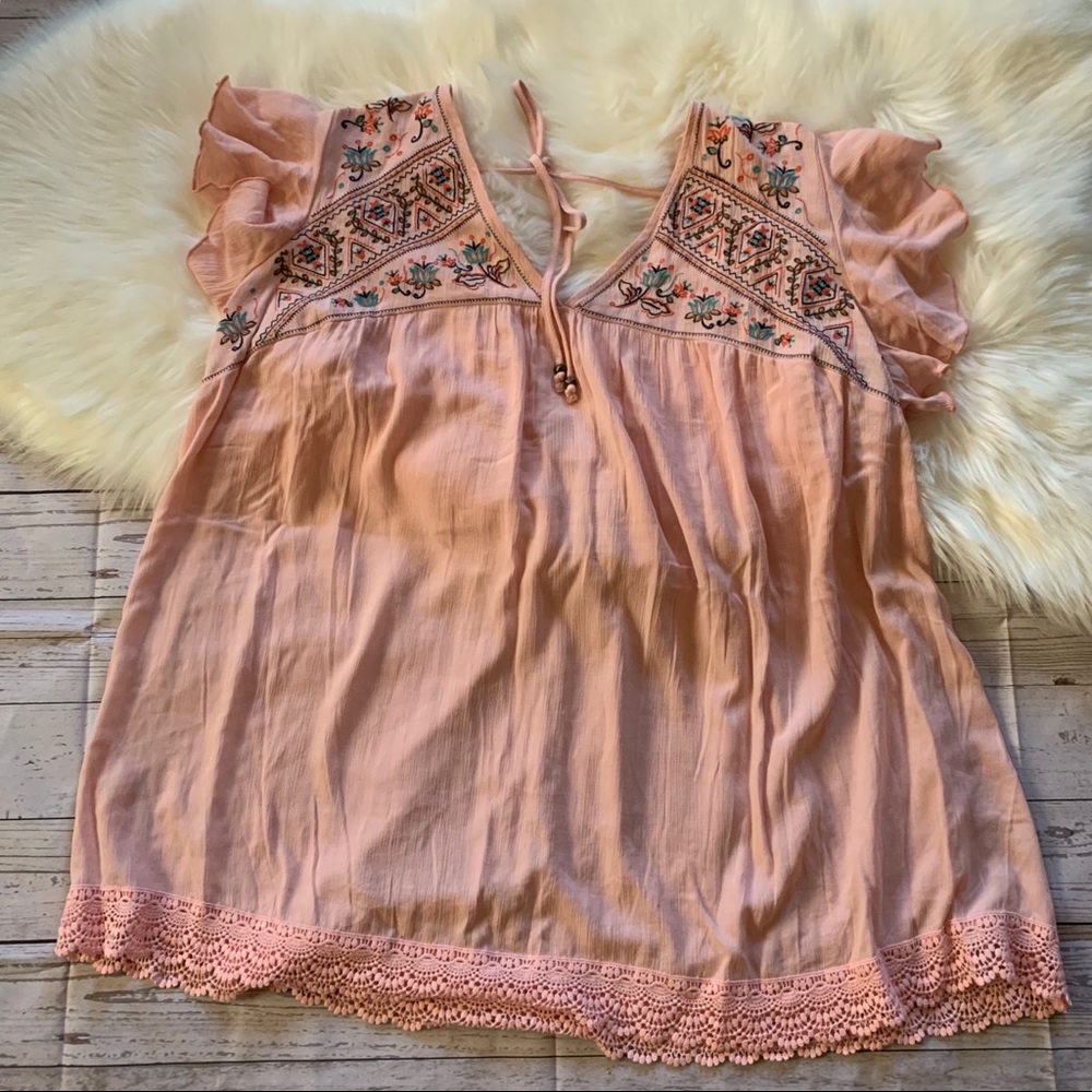 Kelly Renee Pink Tunic Summer Nwot
